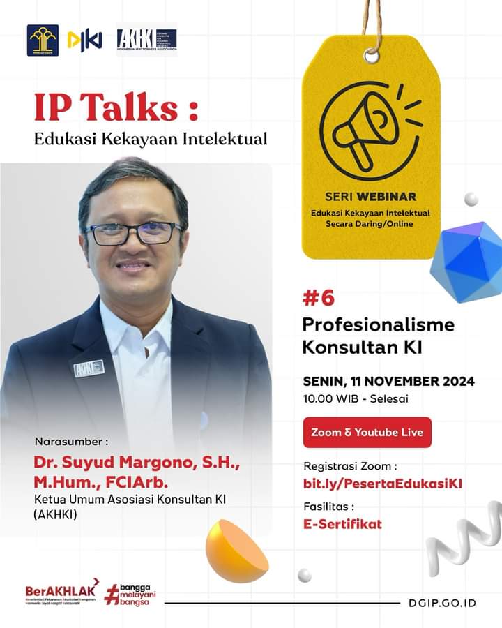 IP Talks : Profesionalisme Konsultan KI