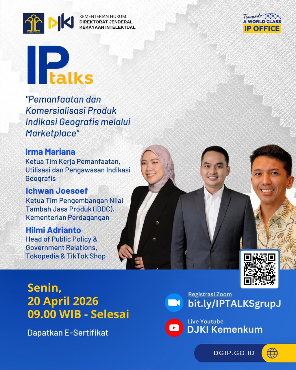 Pemanfaatan dan Komersialisasi Produk Indikasi Geografis melalui Marketplace