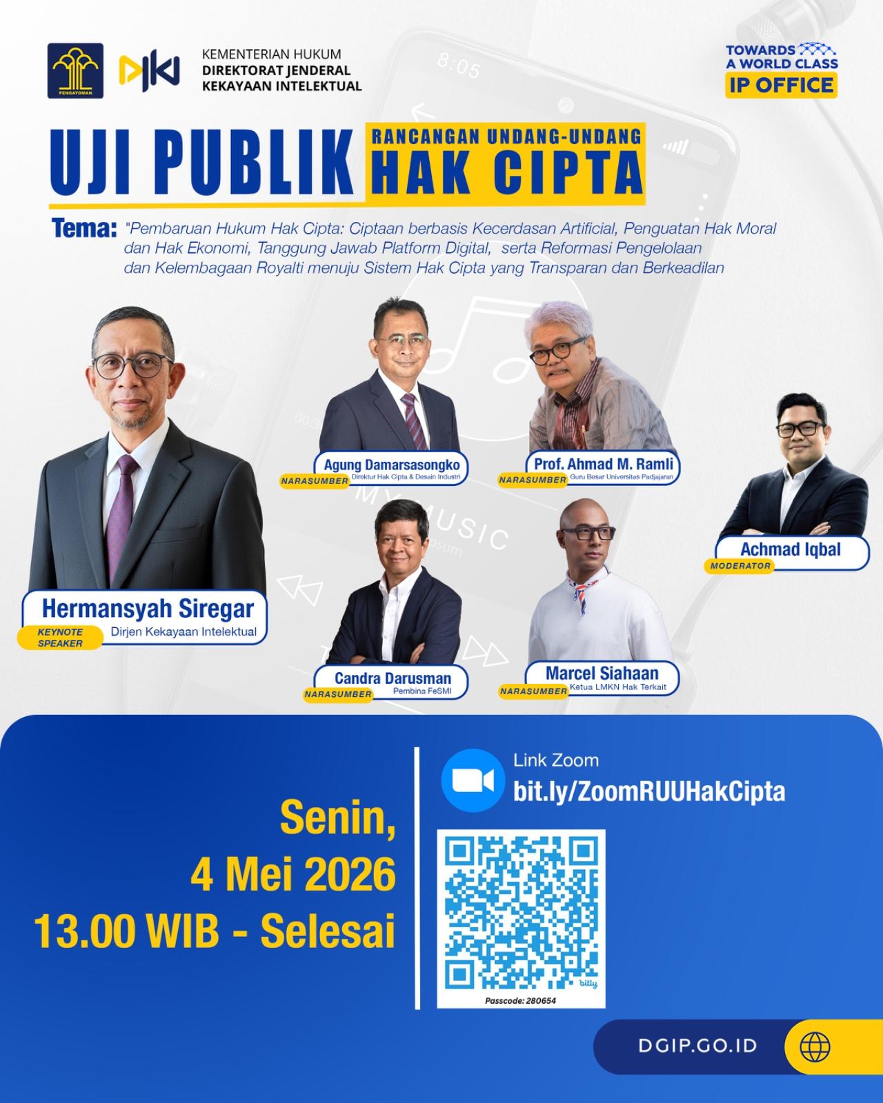 Uji Publik RUU Hak Cipta